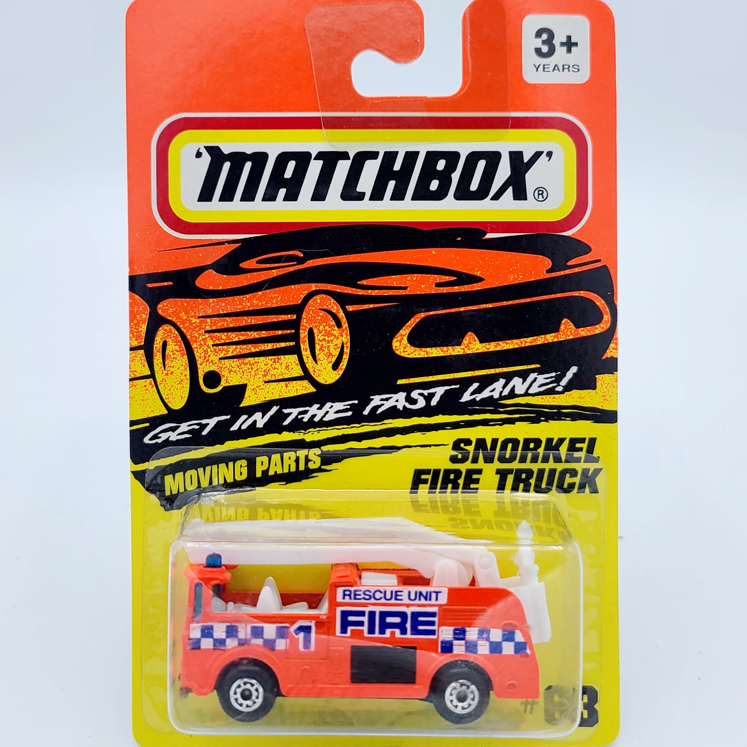 Matchbox Snorkel Fire Truck (1993 MBX Basic 1-75)